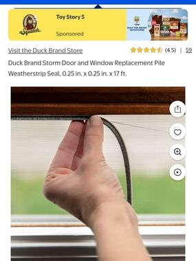 3 Bags Brown Window and Storm Door Replacement Pile Weatherstrip Seal